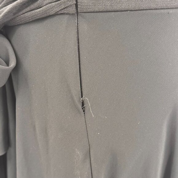 2/$18 SALE Vtg Sangria Halter Dress Womens 10 Sheer Layers Sweetheart Drop Waist - Picture 9 of 9